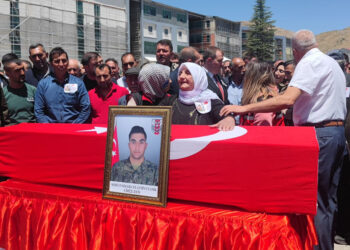Piyade Sözleşmeli Er Celattin Uyanık son yolculuğuna uğurlandı
