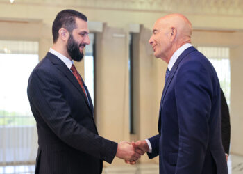Tom Barrack, Suriye Cumhurbaşkanı Ahmed Şara ile görüştü