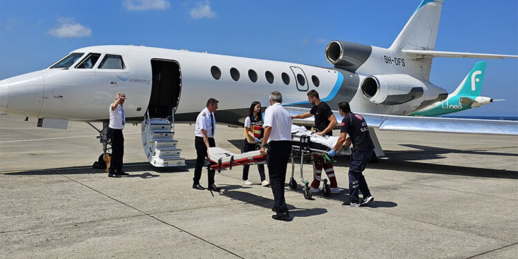 Oksijen tüpleri biten yabancı uyruklu hastaya oksijen ikmali yapıldı