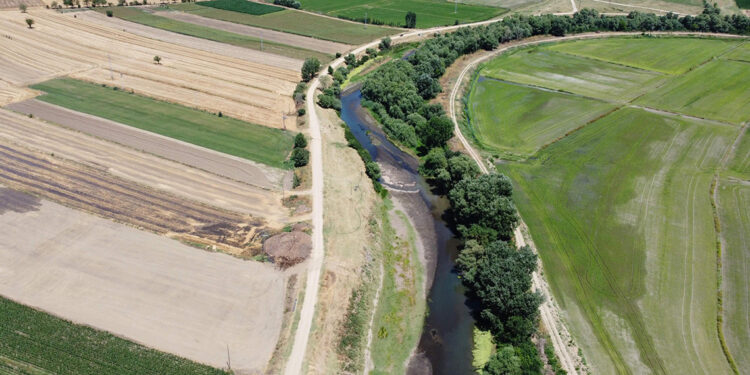 Tunca Nehri'nin kuruma noktasına geldiği Edirne’de üretici endişeli