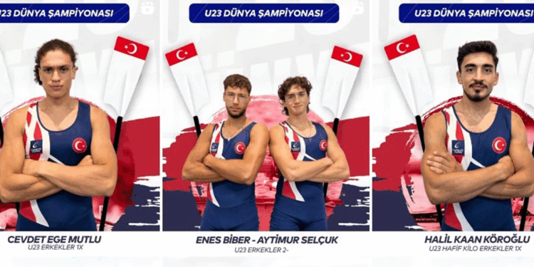 U23 Dünya Şampiyonası’nda 4 Türk kürekçi altın madalya kazandı 