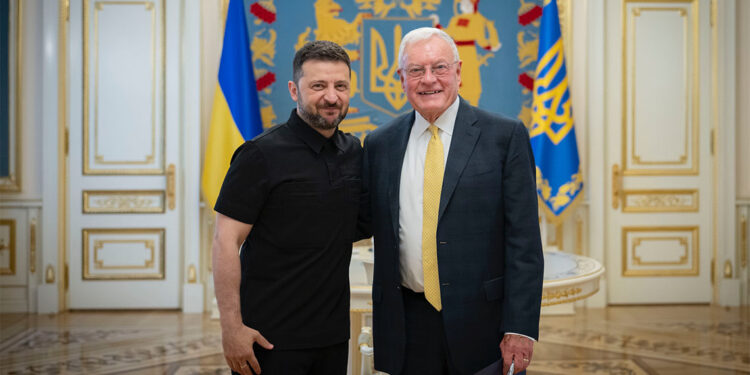 Volodimir Zelenskiy, Keith Kellogg ile görüştü