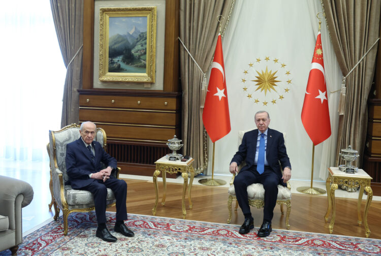 Cumhurbaşkanı Erdoğan Devlet Bahçeli'yi kabul etti!
