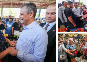 Özgür Özel Ankara'da semt pazarını ziyaret etti