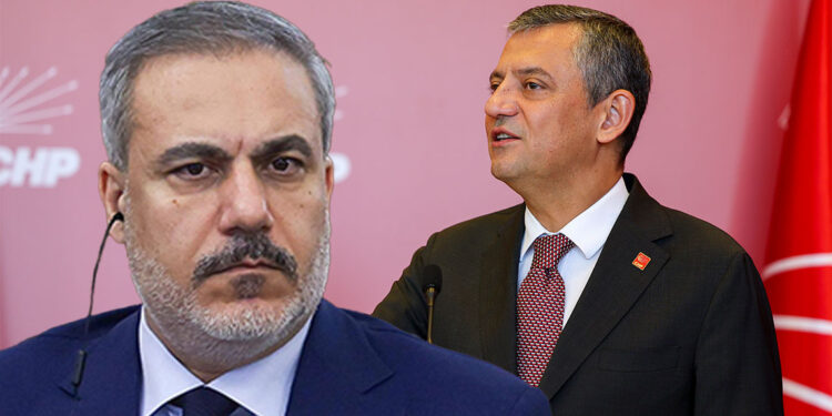 Özgür Özel'den Hakan Fidan'a ağır eleştiri