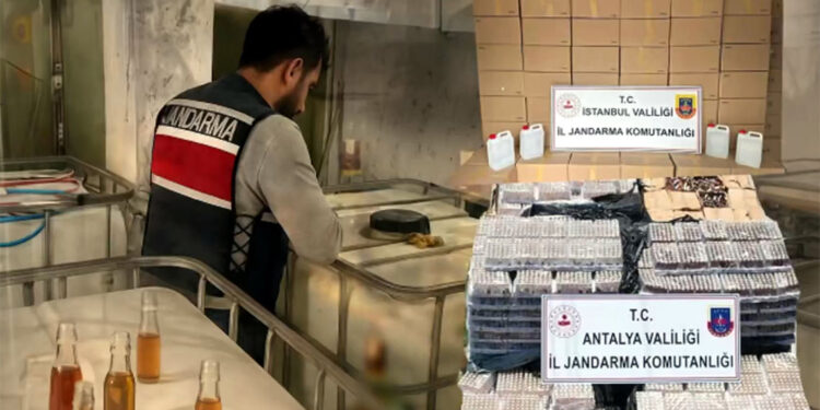 81 ilde kaçak/sahte alkol operasyonu; 121 kişi yakalandı