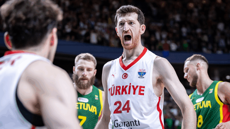 A Milli Erkek Basketbol Takımı hazırlık maçında Litvanya'yı mağlup etti