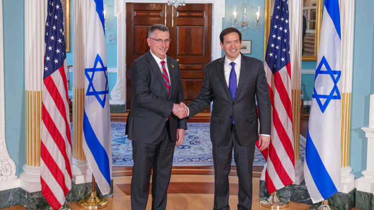 Marco Rubio ile İsrailli mevkidaşı Gideon Saar bir araya geldi