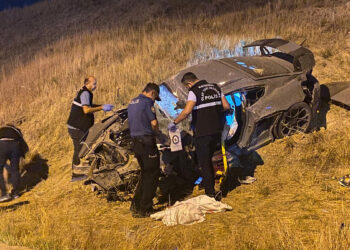 Ankara'da takla atan otomobildeki 1 kişi yaşamını yitirdi