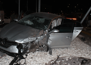 Aksaray'da otomobille cip çarpıştı; 7 yaralı