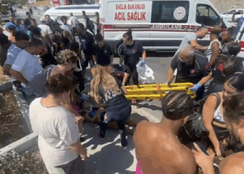 Aydın'da turistleri taşıyan minibüs devrildi: 7 yaralı