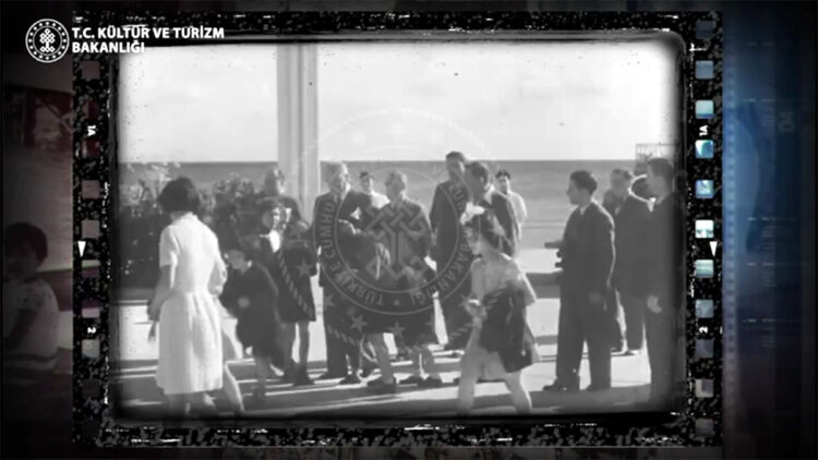 Bakan Ersoy, Atatürk'ün ilk kez yayınlanan görüntüsünü paylaştı