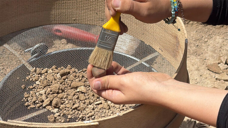 Beçin Kalesi'ndeki kazılarda seramikler ve tabla oyunları gün yüzüne çıkarıldı