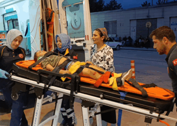 Bursa'da otomobilin çarptığı bisikletli Cihan, ağır yaralandı