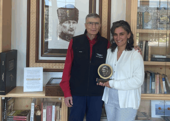 Canan Dağdeviren ile Aziz Sancar, ABD'de buluştu