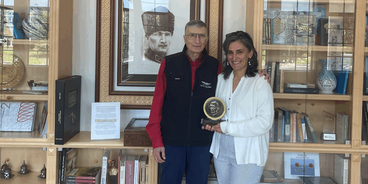 Canan Dağdeviren ile Aziz Sancar, ABD'de buluştu