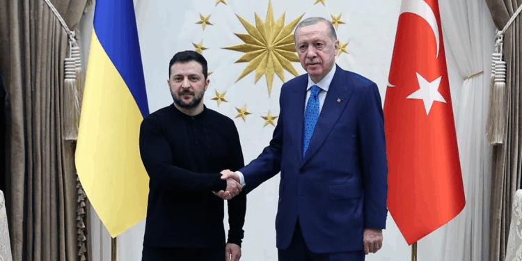 Cumhurbaşkanı Erdoğan, Ukrayna Devlet Başkanı Zelenski ile görüştü