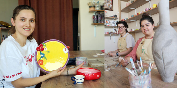 Hobi olarak başladıkları seramik sanatını binlerce kişiye sevdirdi