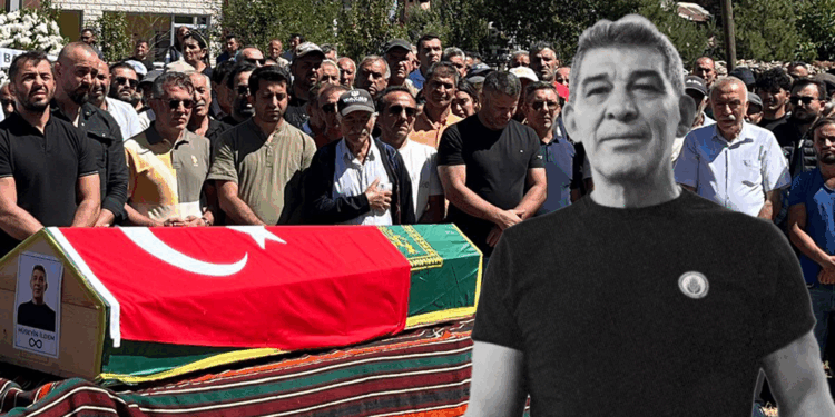 Eski milli güreşçi Hüseyin İldem, son yolculuğuna uğurlandı