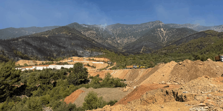 Hatay'da orman yangınlarına müdahale sürüyor