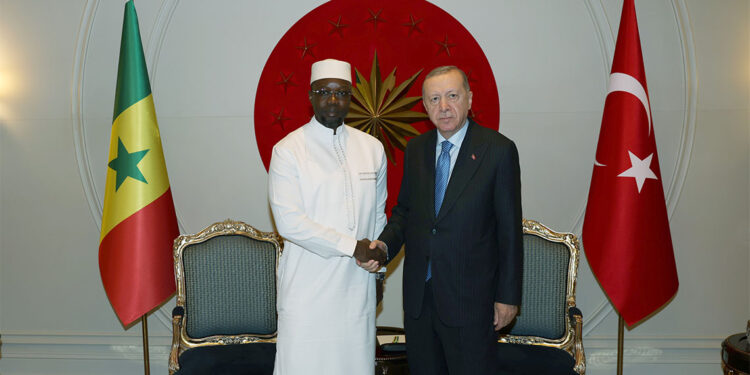 Cumhurbaşkanı Erdoğan Senegal Başbakanı Qusmane Sonko ile görüştü