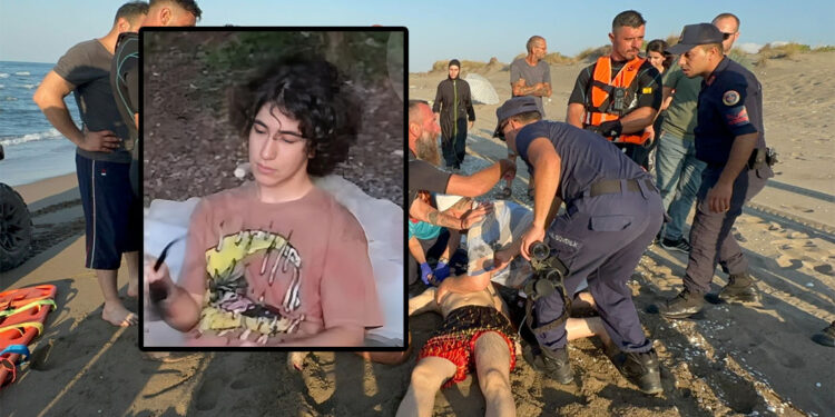 Ailesiyle denize giren Efe boğuldu