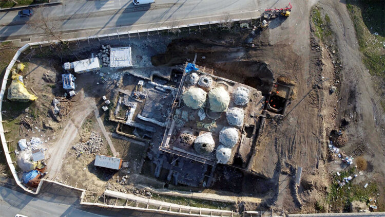 Gazi Mihal Bey Hamamı'nın ilk etap çalışmalarında sona gelindi