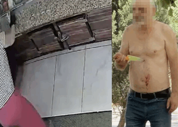 Kadın çalışana bıçaklı saldırının görüntüleri ortaya çıktı