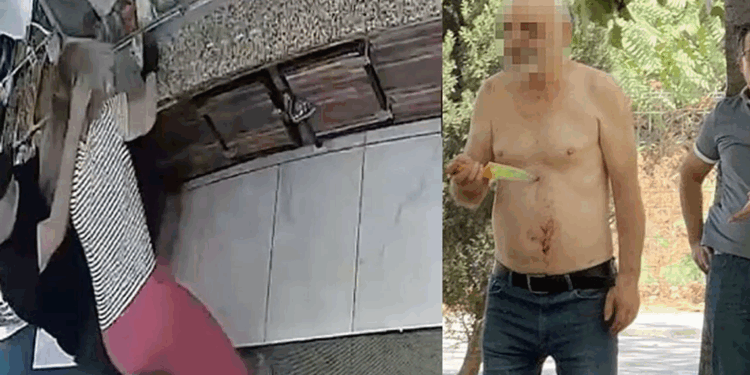 Kadın çalışana bıçaklı saldırının görüntüleri ortaya çıktı