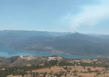 Karaman'ın Ermenek ilçesinde orman yangını