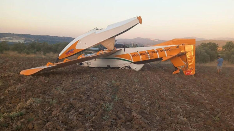 Muğla'da kaza kırıma uğrayan uçak, Ankara'ya götürülecek