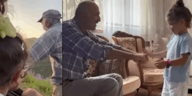 O dede ile torun buluştu