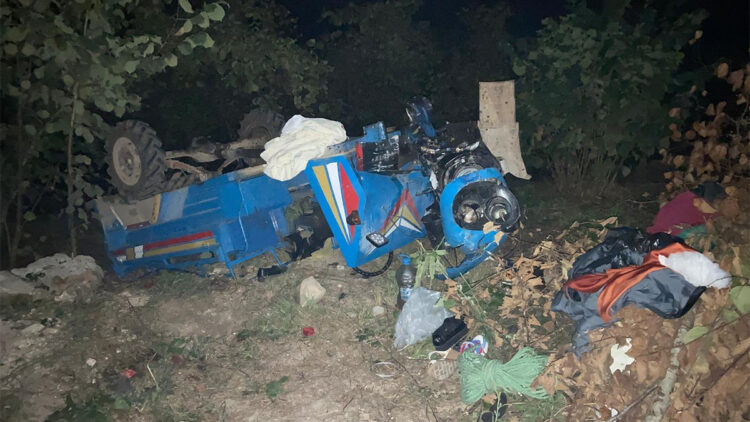 Ordu'da patpat şarampole yuvarlandı; 4 ölü, 3 yaralı