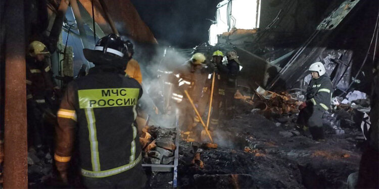 Rusya'da barut fabrikasında meydana gelen patlamada 14 kişi öldü