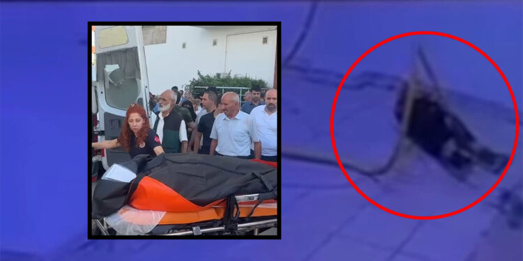 Su tahliyesi sırasında akıma kapılan kapıcının ölüm anı kamerada