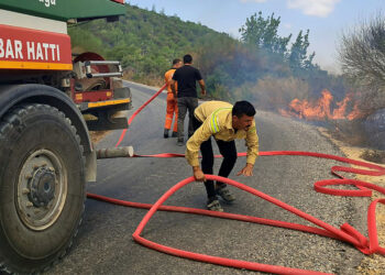 Yayladağı'nda çıkan orman yangını kontrol altına alındı