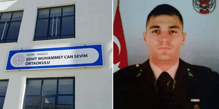 Şehit Muhammet Can Sevim'in ismi okulda yaşayacak
