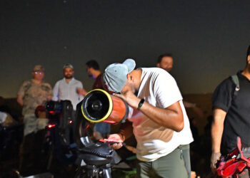 Tarihi Zerzevan Kalesi'nde Perseid meteor yağmurunu izlediler
