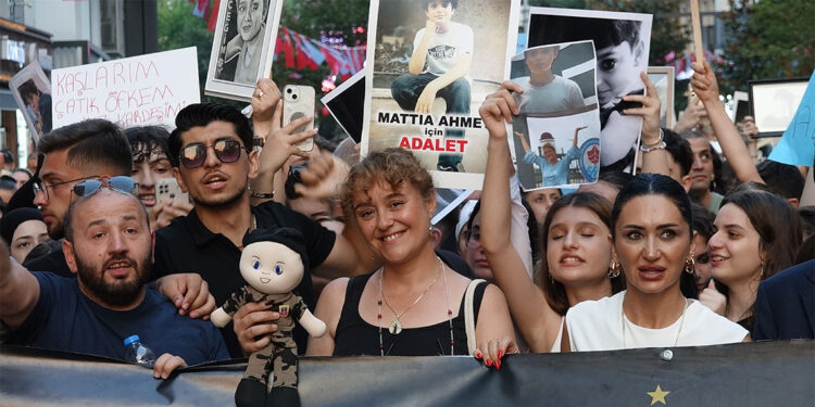 Mattia Ahmet Minguzzi için Trabzon'da yürüyüş düzenlendi