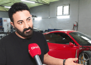 Tamirhane ustası, 15 milyon lira değerindeki otomobille kaza yaptı