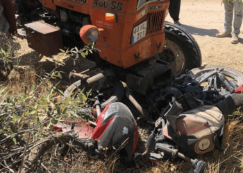 Traktörle çarpışan motosikletin 17 yaşındaki sürücüsü öldü