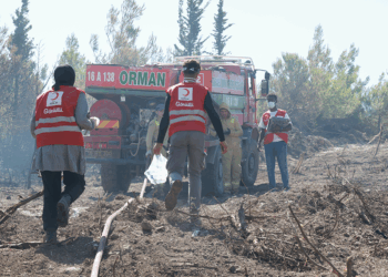 Türk Kızılay'ın orman yangınlarıyla mücadeleye desteği sürüyor