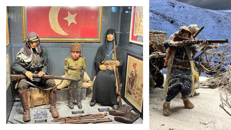 Kara Fatma'nın manken canlandırması Erzurum'da sergileniyor