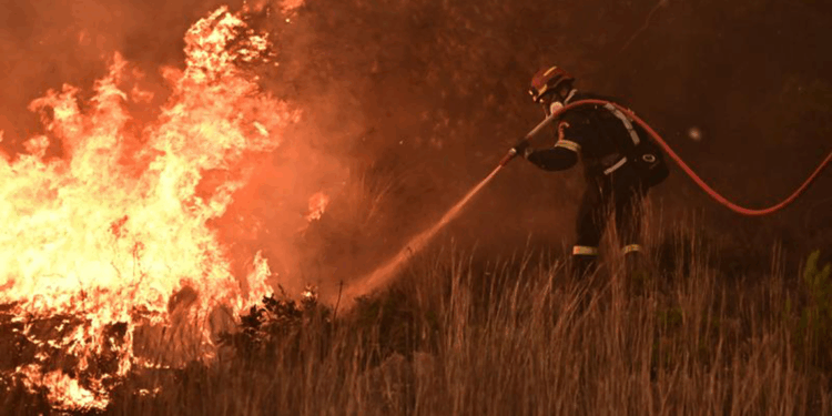 Yunanistan'da orman yangını otoparka sıçradı: 550 araç kullanılamaz hale geldi