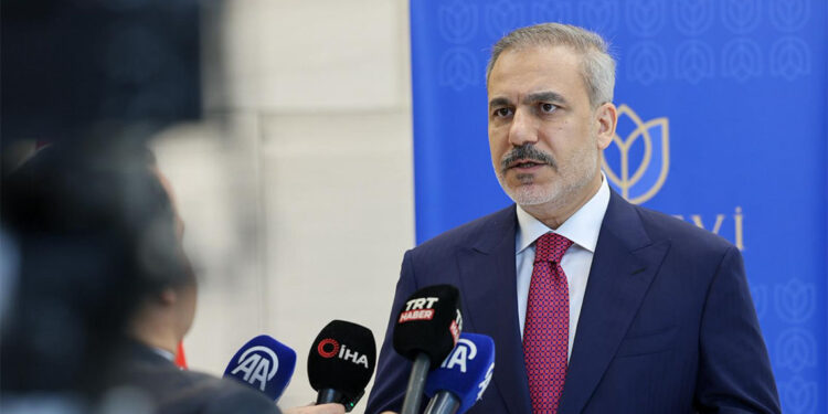 Hakan Fidan Rusya Federasyonu Dışişleri Bakanı ile görüştü