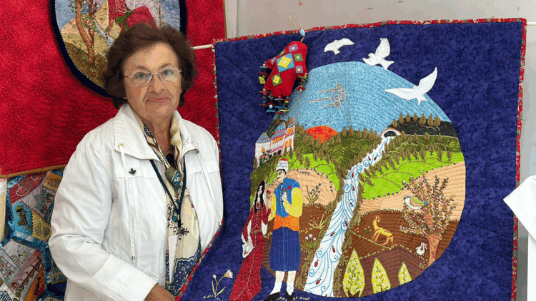 20 yıl önce öğrendiği ‘kırkyama’ sanatını yaşatıp, gençlere aktarmak istiyor