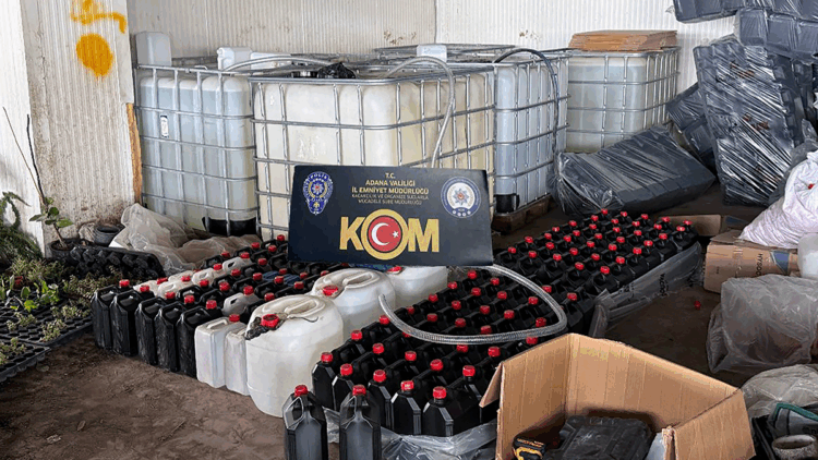 Adana merkezli 5 ilde sahte içki operasyonu