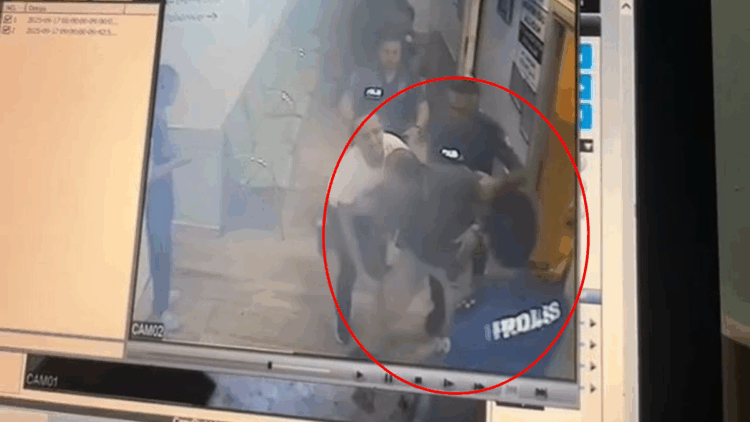 Aile hekimini darbeden hasta yakını tutuklandı; olay kamerada