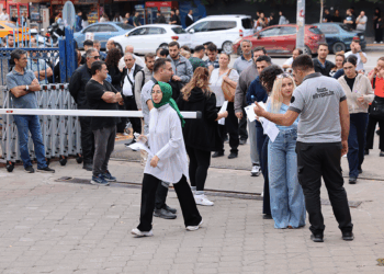 Ankara'da KPSS heyecanı; Adaylar koşarak yetişti