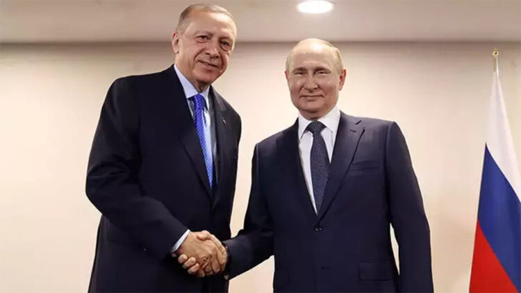 Cumhurbaşkanı Erdoğan, Rusya Devlet Başkanı Putin ile bir araya geldi